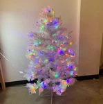 Vickerman Sparkle White Spruce 5.5 Ft Artificial Christmas Tree - Unlit. Fixed Price $80.00.