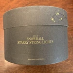 Restoration Hardware Gold Snowball Starry String Lights 20 Ft. Fixed Price $56.00.