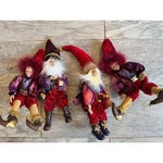 Elf Gnome Figurine Set Of 4 Whimsical Christmas Decor Dolls Figures Victorian. Fixed Price $74.28.