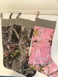 3 Camo 1 Pink Christmas Stocking Similiar Realtree Mossy Oak. Fixed Price $24.95.