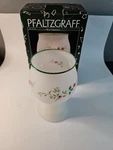 1998 Vintage Pfaltzgraff Winterberry Holiday Frosted Floating Candle Holder. Fixed Price $18.00.