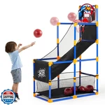 Joyin Arcade Basketball Game Set With 4 Balls And Hoop For Kids 3 To 12 Years. Fixed Price $39.00.