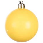 Vickerman N590678DSV 2.4 In. Yellow Shiny Uv Treated Ball Ornament - 24 Per Bag. Fixed Price $9.70.
