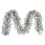 Vickerman 9'X14" Dura-lit Led Artificial Christmas Garland In Silver. Fixed Price $105.25.