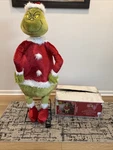Gemmy The Grinch 4FT Animated Christmas Character Dancing Sound Activated Works. Fixed Price $200.00.