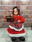 Collections Etc Musical Animated Rocking Mrs. Claus Christmas Tabletop Decor. Fixed Price $29.56.