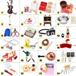 Day Christmas Kit Adventure Props Calendar 2024 Scenes Ch.... Fixed Price $70.06.