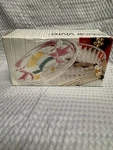 Vintage Savoir Vivre Holiday Spirit Oval Covered Glass Candy Dish WY064/504. Fixed Price $31.32.