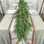 Artgar 6 Ft Christmas Cedar - Realistic Greenery Cypress Garlands R.... Fixed Price $100.70.