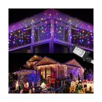 Toodour Icicle Christmas Lights, 612 Led 50.4FT 8 Modes String .... Fixed Price $69.49.