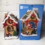 Vtg Jc Penny Home Collection Musical Gingerbread House Snowglobe Working Winter. Fixed Price $24.00.