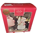 Lenox Whimsical Snowman Blow Out The Lights Ornament - Not Working. Fixed Price $9.95.