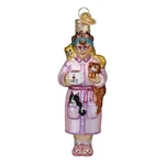 Old World Christmas - Cat Lady Ornament 10251. Fixed Price $38.99.