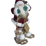 Snowshoe Woodland Claus Christmas Holiday Decor Figurine 9" Tj Santas. Fixed Price $16.99.