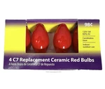 Light Keeper Pro Red C7 Christmas Bulbs Ceramic Solid 5W Replacement. Fixed Price $10.49.