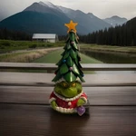 Jim Shore Grinch Gnome With Tree Hat Lit Figurine 6012703 Brand New. Fixed Price $49.99.