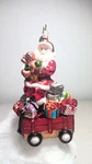 Rare Vtg Christopher Radko "well Stocked Wagon" Blown Glass Ornament 8" Tall. Fixed Price $89.00.