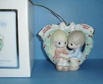 Nib Precious Moment 2011 Couple In Wreath Ornament Our First Christmas Together. Fixed Price $15.99.