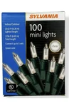 Sylvania 100 Mini Lights Clear Outdoor/indoor Green Wire New. Fixed Price $12.50.