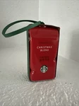 New Starbucks Christmas Blend 2016 Vintage Coffee Bag Red Ornament. Fixed Price $11.50.