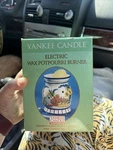 Yankee Candle Wax Potpourri Burner Blue Bonnet. Fixed Price $50.00.