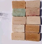 10 Bars Goat Milk Soap Christmas Gift Stocking Stuffer Cheap Happy. Fixed Price $21.62.