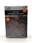 Way To Celebrate Halloween Led 50 Spider Web Lights With Purple Christmas. Fixed Price $13.13.