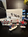 Dept Department 56 Wreaths For Sale Set Of #5408-9 Snow Village Christmas. Fixed Price $16.99.