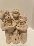 Austin Productions 1987 Carolers Sculpture Bright Eyes Christmas 10" Figurine. Fixed Price $27.95.