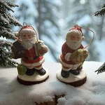 Homco Porcelain Christmas Ornament Santa W/gifts Made Sri Lanka #8742 Set Of. Fixed Price $12.75.