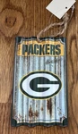 Nfl Green Bay Gb Packers Football Metal Corrugate Christmas Ornament Lot Of 12. Fixed Price $24.99.