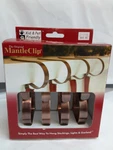 Haute Decor The Original Mantleclip Stocking Holder- 4 Pack (oil-rubbed Bronze). Fixed Price $12.99.