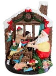 Santa Elves Workshop Scene Holiday Decor Christmas Gift Collection. Fixed Price $19.98.