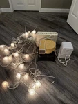 Gemmy Christmas Inflatable Light Show Fan And Speaker Only For Parts. Fixed Price $90.00.