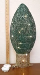 National Tree 20" Pre Lit Green Christmas Light Bulb Yard Decor Used Read. Fixed Price $21.99.