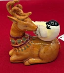 Grasslands Road Deer & Bird Ceramic Magnetic Salt Pepper Shaker Set. Fixed Price $15.00.