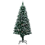 Artificial Christmas Tree Green Pvc And Steel Plastic Festive Decor Vidaxl. Fixed Price $145.99.