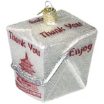 Old World Christmas Glass Blown Ornament, Chinese Take Out (with Owc Gift Box). Fixed Price $16.16.