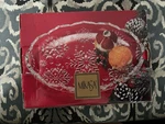 Mikasa Crystal Snowflake Sweet Dish 960/347 Tray Plate 9.25 Inches Germany. Fixed Price $17.99.