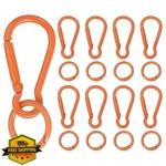 Uxcell Spring Snap Clip Hook With Ring, Keychain Buckle Candy Color. Fixed Price $20.00.