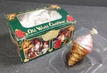 Old World Christmas Small Strawberry Swirl Ice Cream Cone Glass Ornament. Fixed Price $11.66.