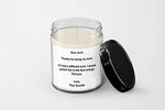 Dear Aunt 1CANDLE - Soy Wax Hand Poured. Fixed Price $23.95.