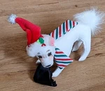 Annalee Exclusive 2011 Naughty Doggie Christmas. Fixed Price $15.00.