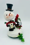 Bobble Head Snowman Stocking Holder By Home For The Holidays. Fixed Price $20.00.