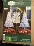 Holiday Time 6.5 Foot Pre-lit Madison Pine Christmas Tree White New The Box. Fixed Price $49.49.