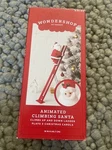 Wondershop 18 Animated Figurine Climbing Santa Target 2019 Christmas Holiday. Fixed Price $30.00.