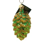 Ponderosa Pinecone-green Blown Glass Ornament By Old World Christmas. Fixed Price $18.99.