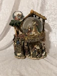 Kirkland Signature Musical Waterglobe With Revolving Base Nativity Noel. Fixed Price $48.00.