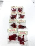 8 Vintage Mccrory Christmas Decoration Ornaments 3 Cardinal Wired. Fixed Price $7.49.