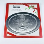 Vtg Christmas Tree Platter Les Verreries De Saint-gobain Duralex 13 3530 France. Fixed Price $19.95.